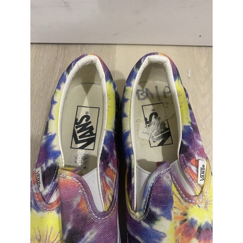 Van's Tie-dyed Slip On Sneaker Shoes Women's 7.5 EUC - Picture 2 of 5